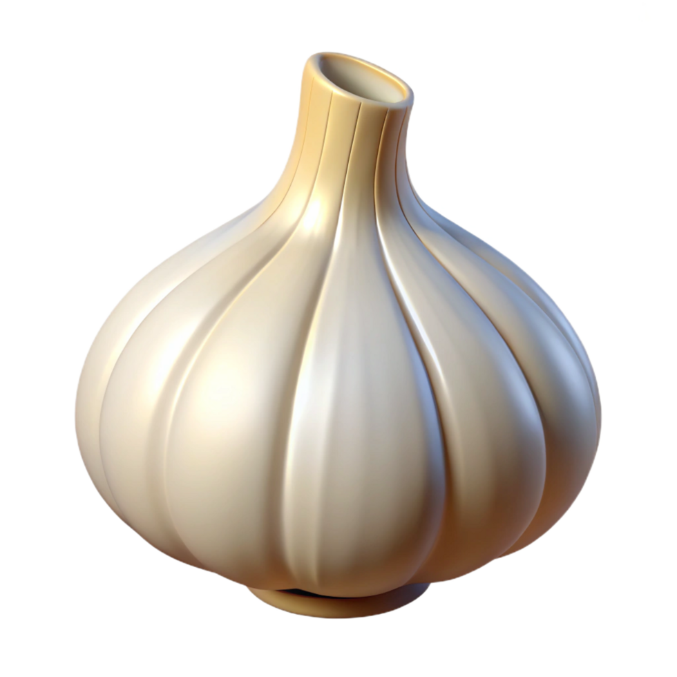 bold spectacular Garlic bulb NO BACKGROUND with Transparent Background. high resolution png