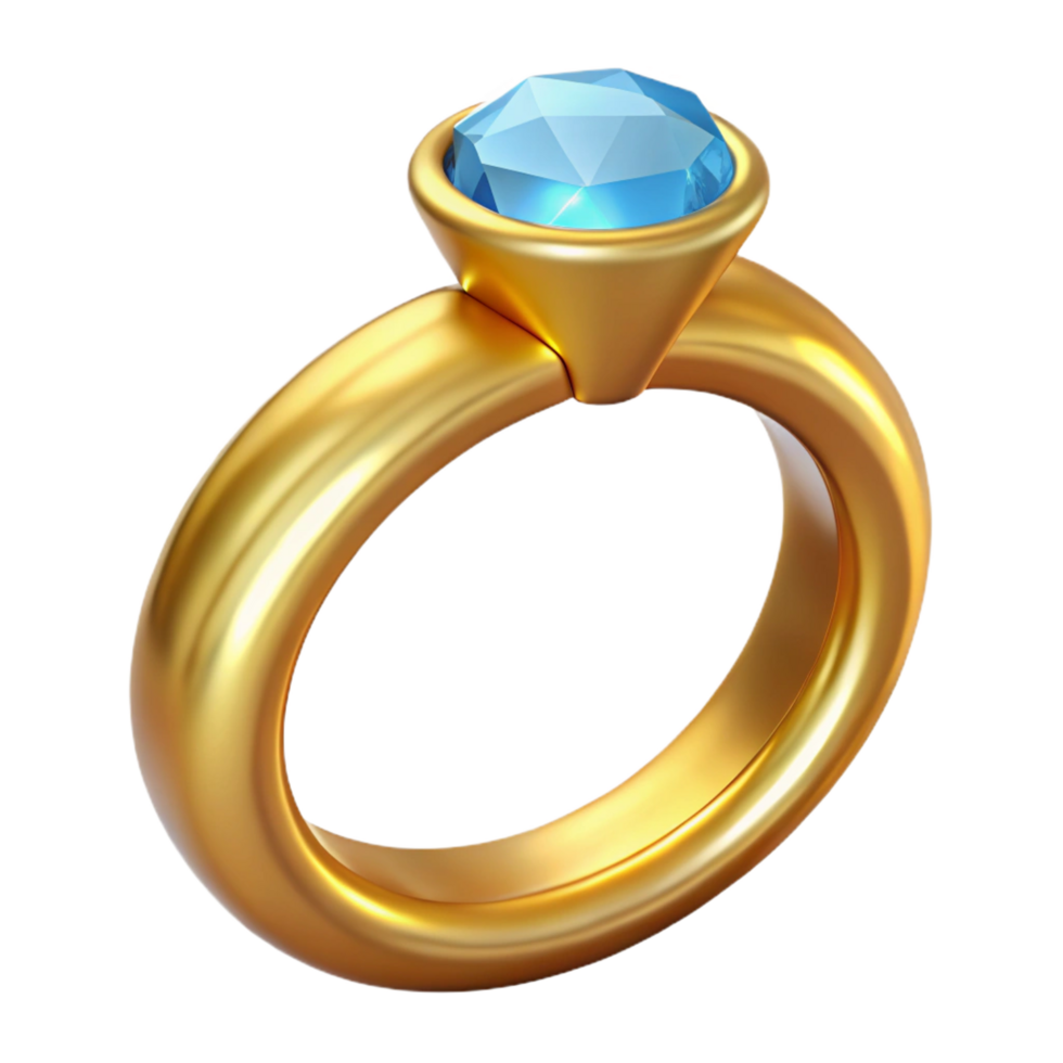 distinguished bohemian A gleaming gold wedding ring with a diamond solitaire, NO BACKGROUND with Transparent Background. luxury png
