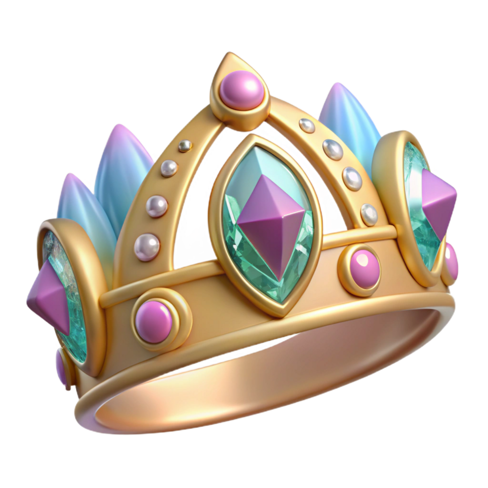 celebrated minimalist A delicate elven tiara, adorned with sparkling gems. NO BACKGROUND with Transparent Background. ultra HD png