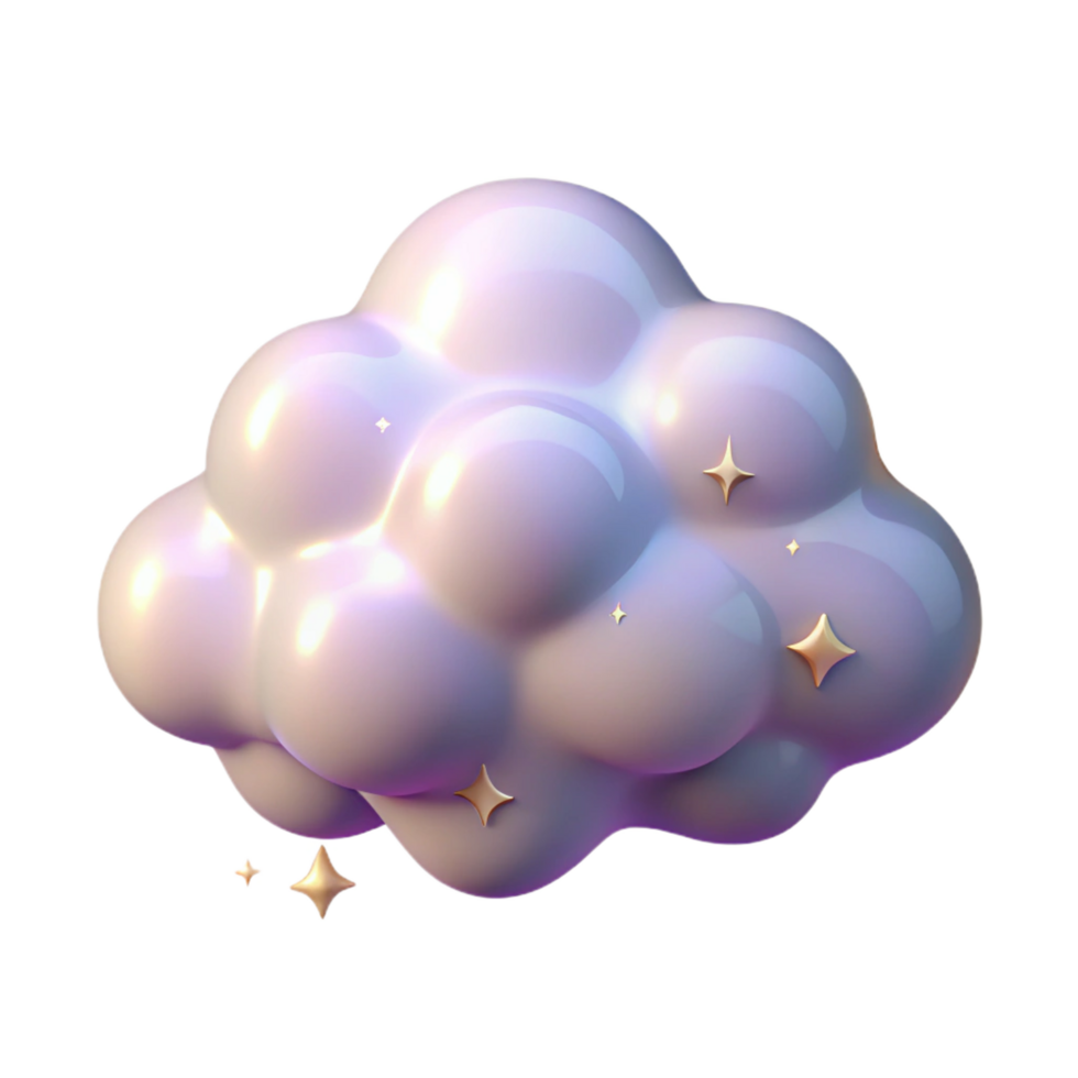 magnificent mid-century A beautiful fairy dust cloud, NO BACKGROUND with Transparent Background. handcrafted png