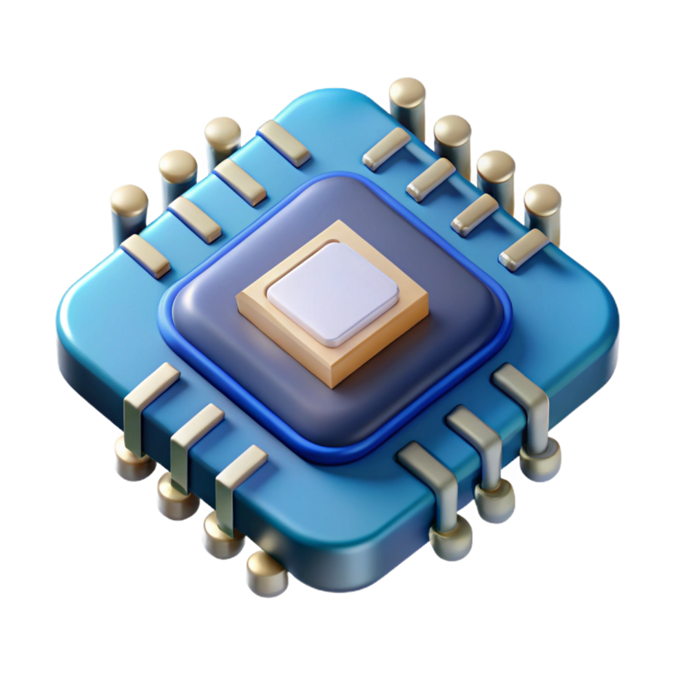 passionate alluring Data chip, circuit board details, technological component. NO BACKGROUND with Transparent Background. detailed png