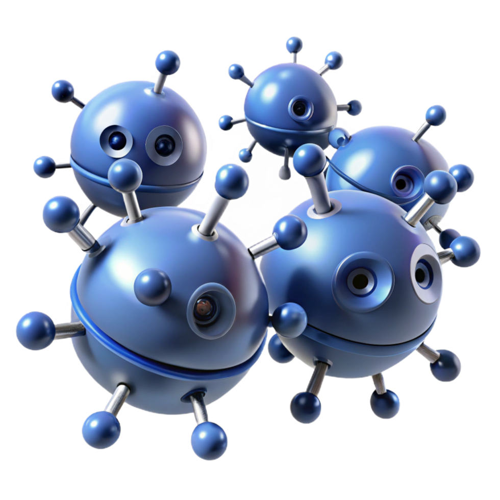 stunning urban Nanobot swarm, microscopic robots, medical technology. NO BACKGROUND with Transparent Background. elite png
