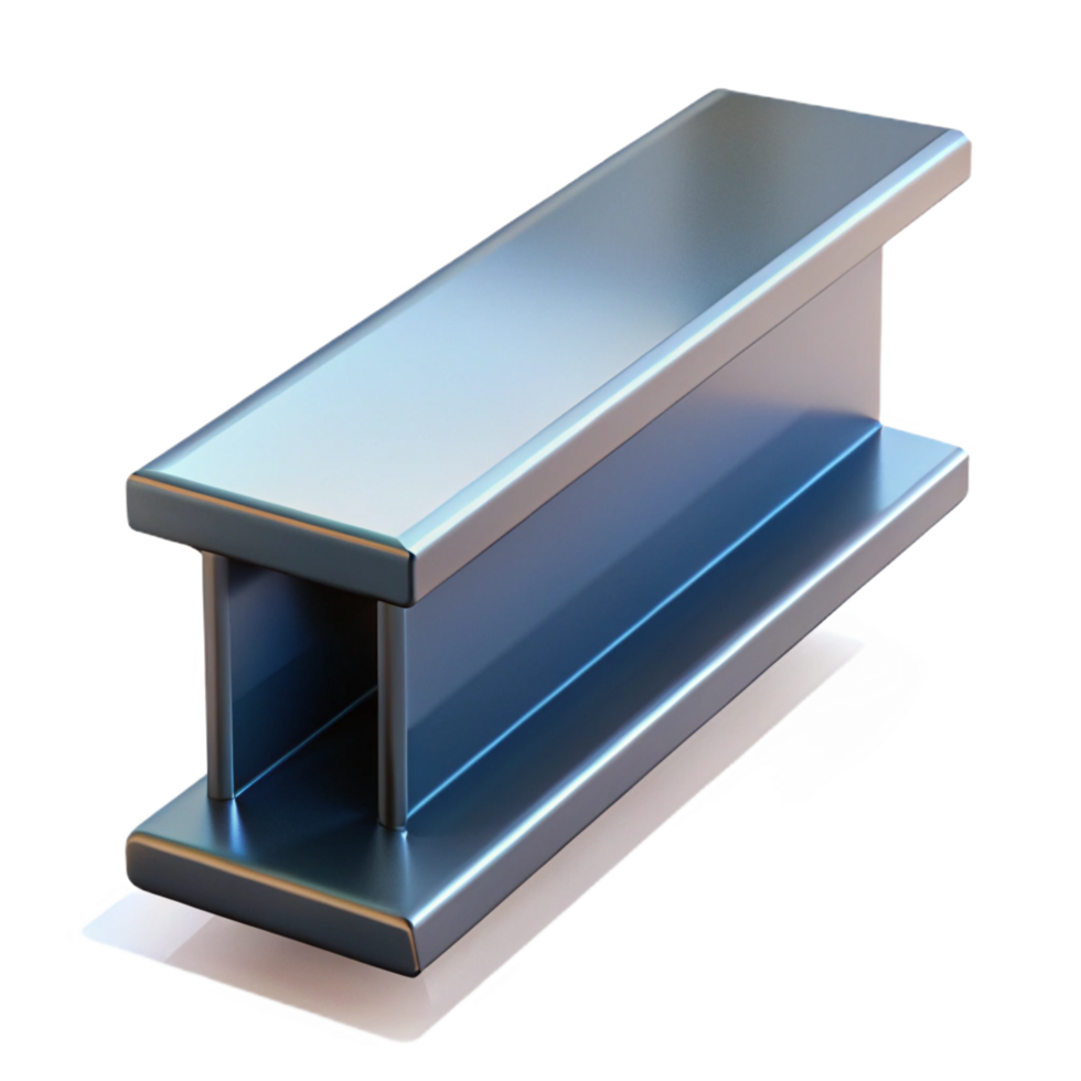 peaceful mesmerizing Steel I-beam NO BACKGROUND with Transparent Background. premium png