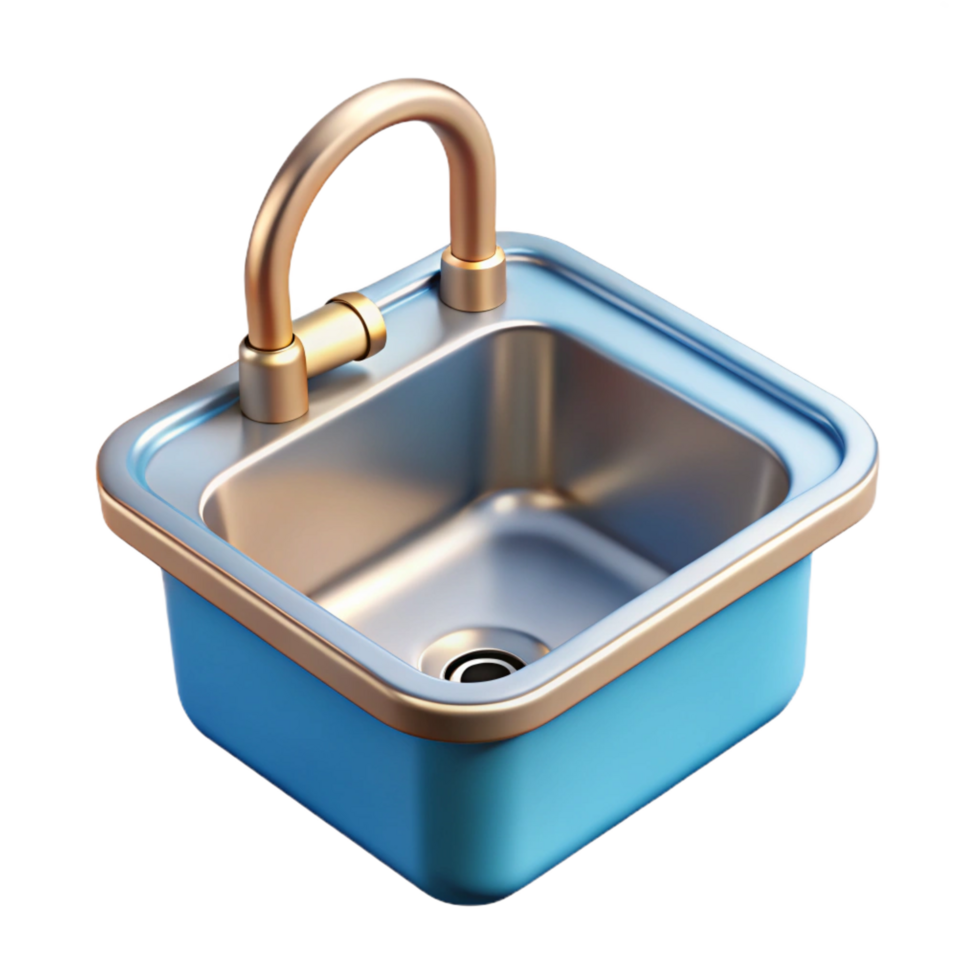 breathtaking iconic Kitchen sink NO BACKGROUND with Transparent Background. png