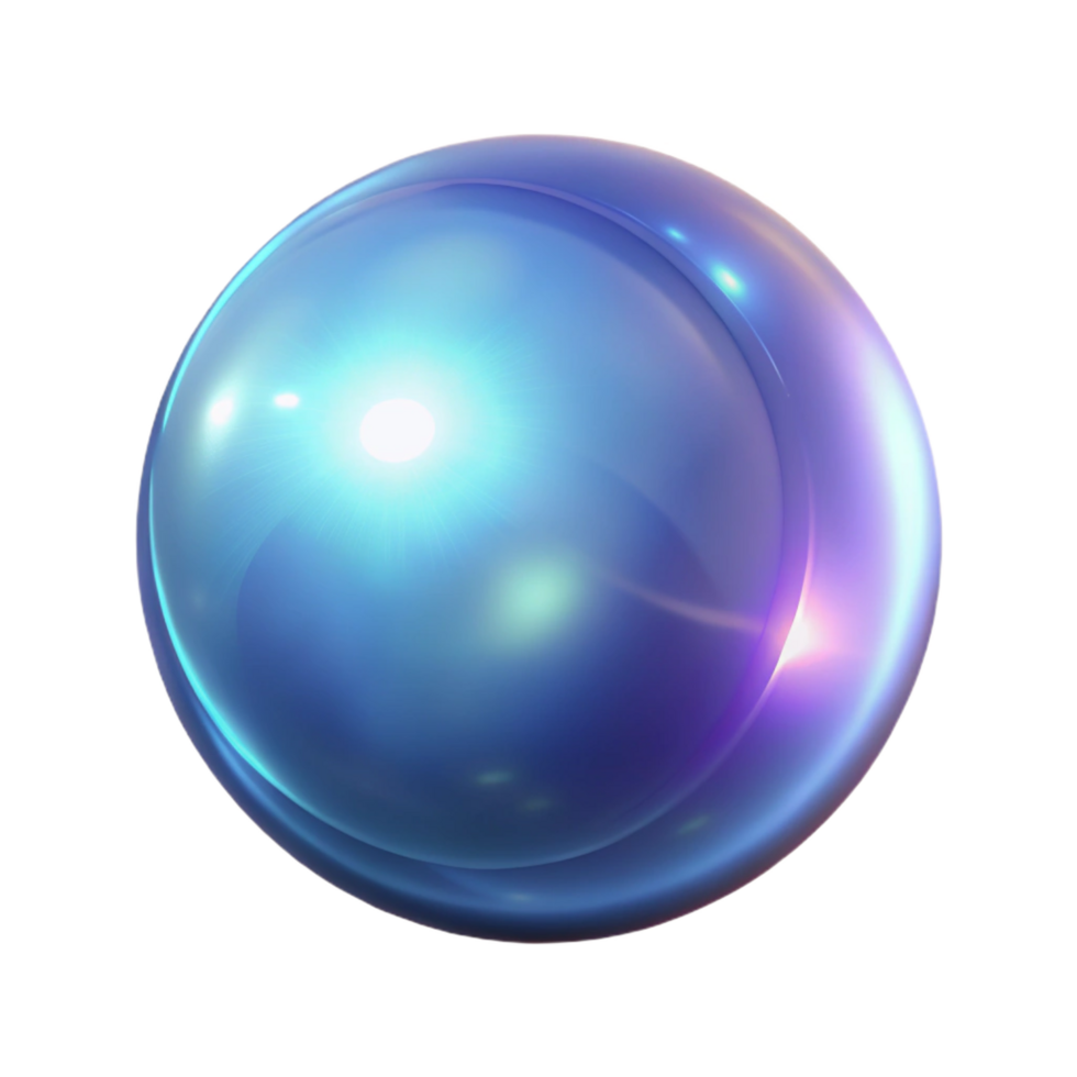 quintessential mid-century A single, glowing orb of pure magical energy. NO BACKGROUND with Transparent Background. top-tier png