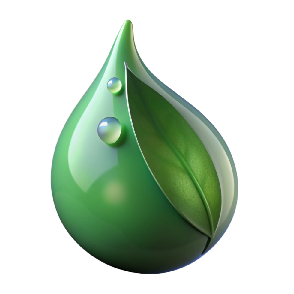 acclaimed contemporary Close-up of a dewdrop on a leaf leaf cropped out NO BACKGROUND with Transparent Background. high resolution png