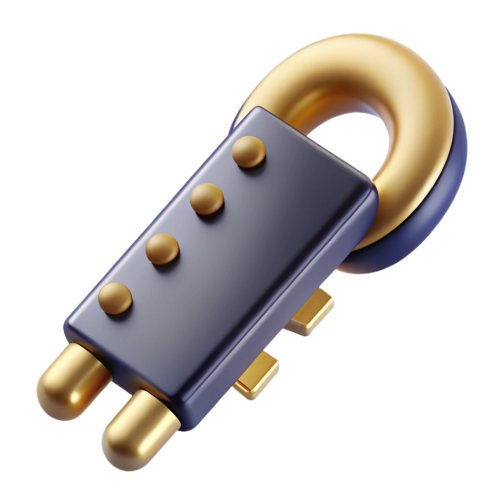 mesmerizing art deco A RAM stick, gold contacts visible. NO BACKGROUND with Transparent Background. flawless png