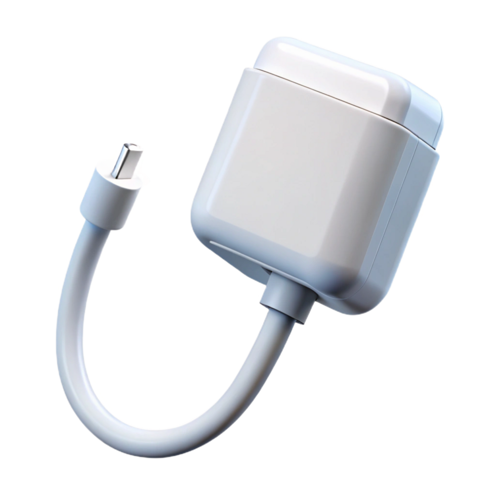 radiant whimsical traditional A phone charger, white. NO BACKGROUND with Transparent Background. refined png