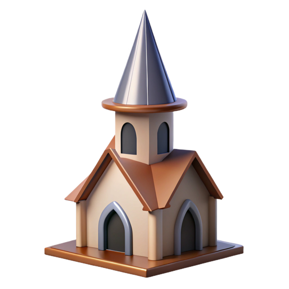 fascinating notable Church steeple, pointed spire, NO BACKGROUND with Transparent Background. png