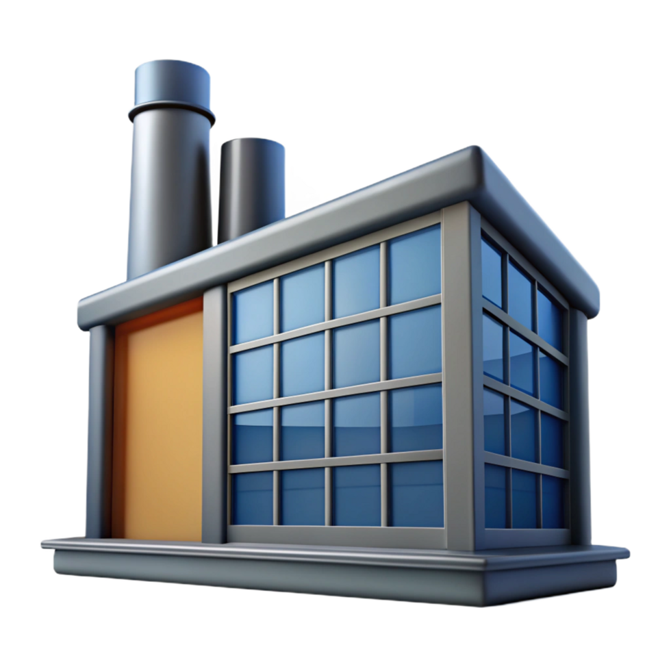 elegant gothic Factory building window, metal frame, NO BACKGROUND with Transparent Background. luxury png