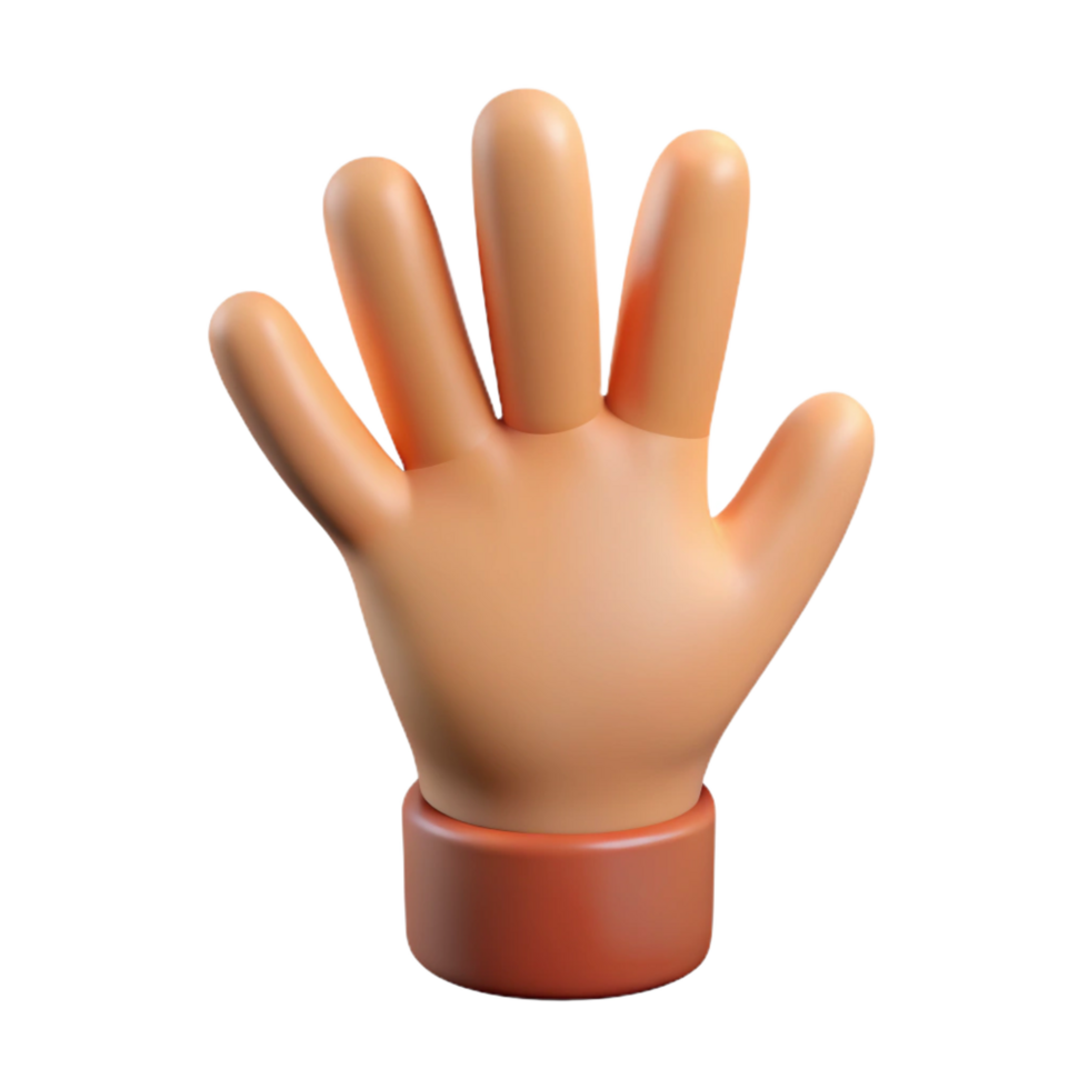 hypnotic memorable A single, stylized human hand reaching out. NO BACKGROUND with Transparent Background. png