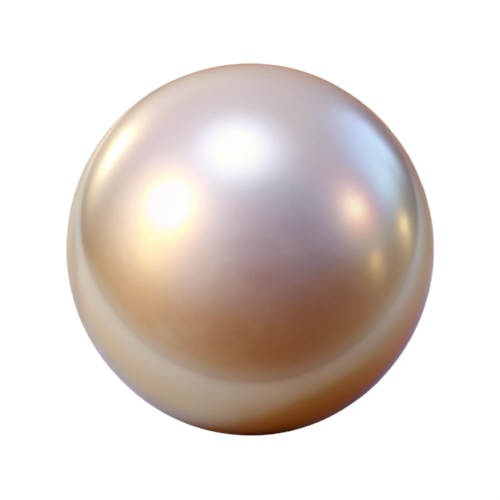celebrated traditional A single, perfect pearl. NO BACKGROUND with Transparent Background. 8K png