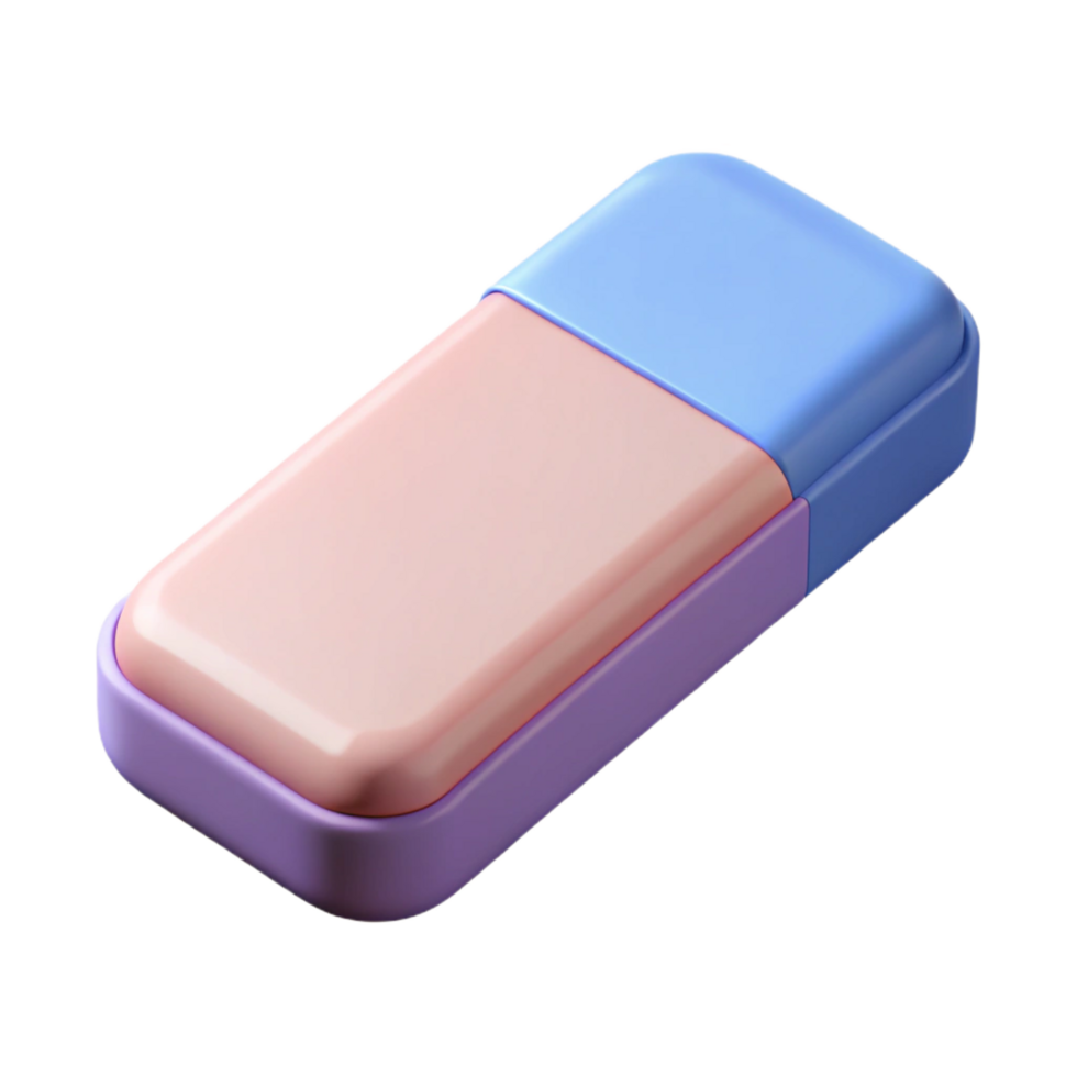 ethereal stunning A stylized eraser. NO BACKGROUND with Transparent Background. elite png
