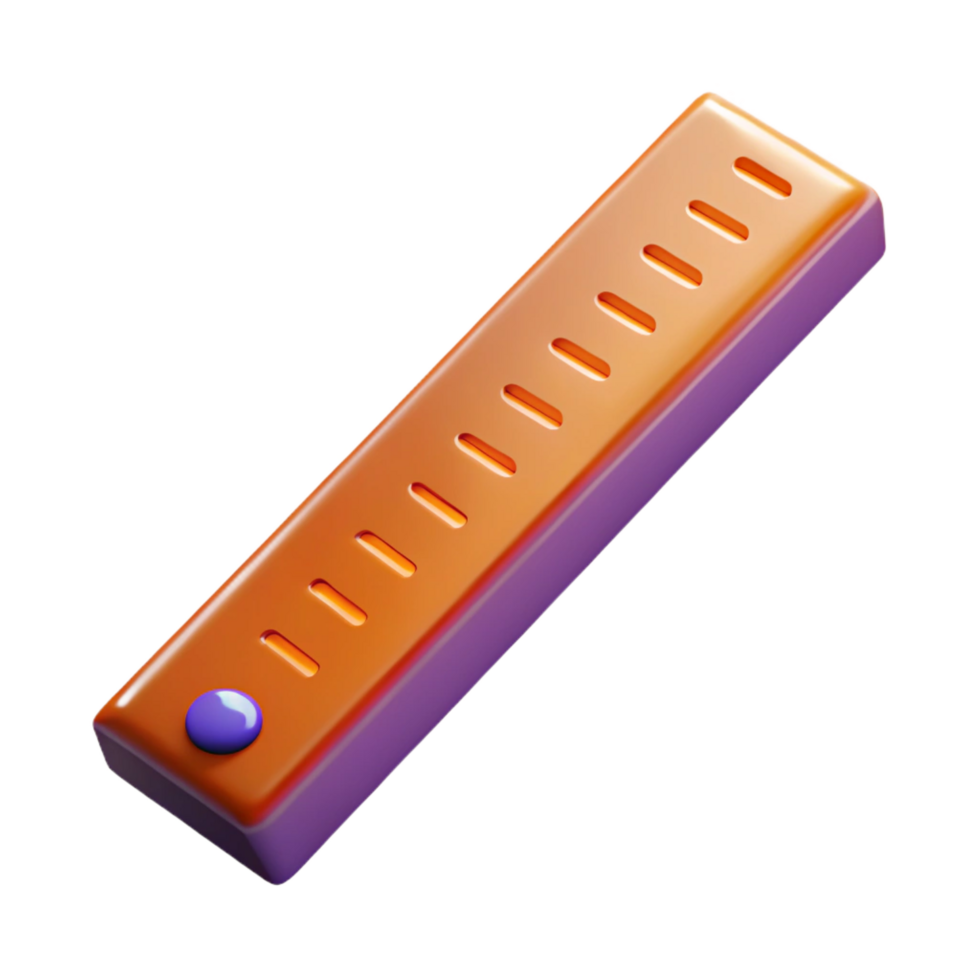 mysterious wonderful A stylized ruler. NO BACKGROUND with Transparent Background. authentic png