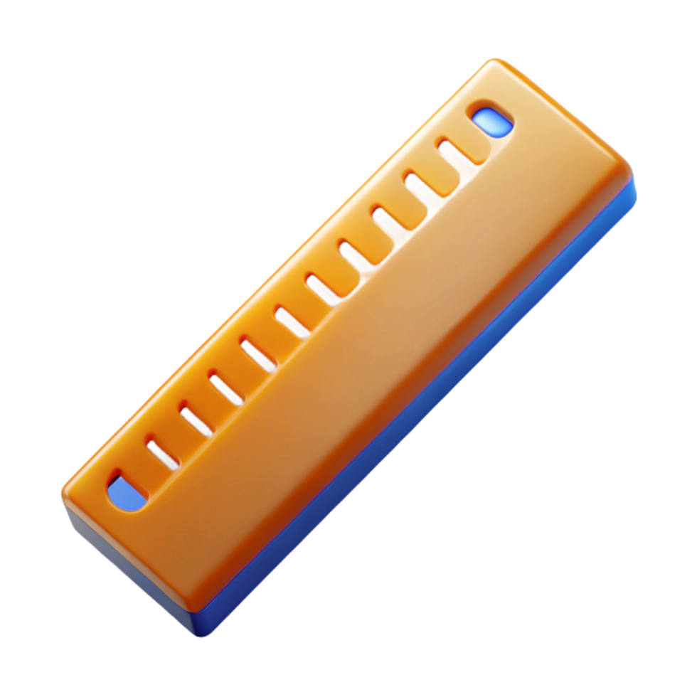 alluring iconic A stylized ruler. NO BACKGROUND with Transparent Background. png