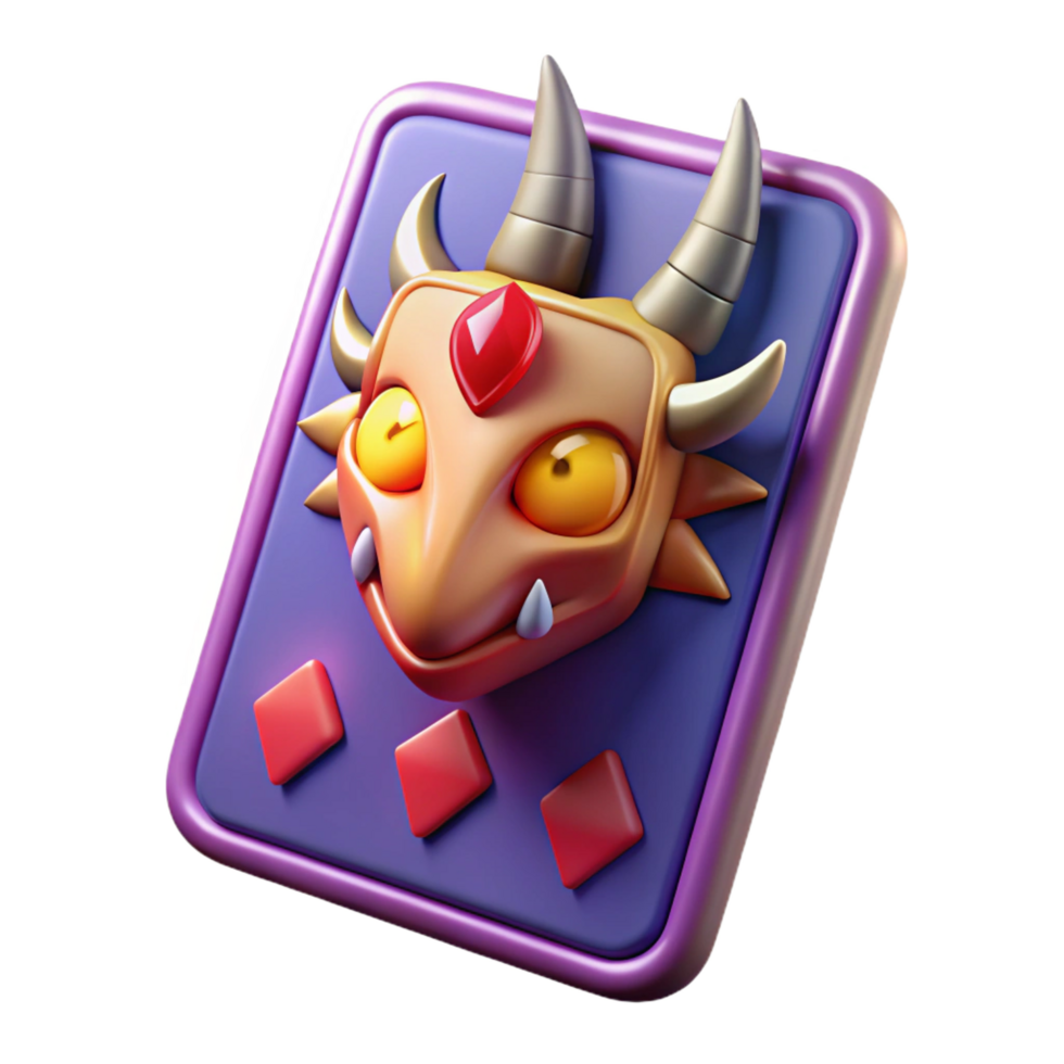 breathtaking ethereal abstract A single, stylized playing card, featuring a fantasy creature, NO BACKGROUND with Transparent Background. perfect clarity png