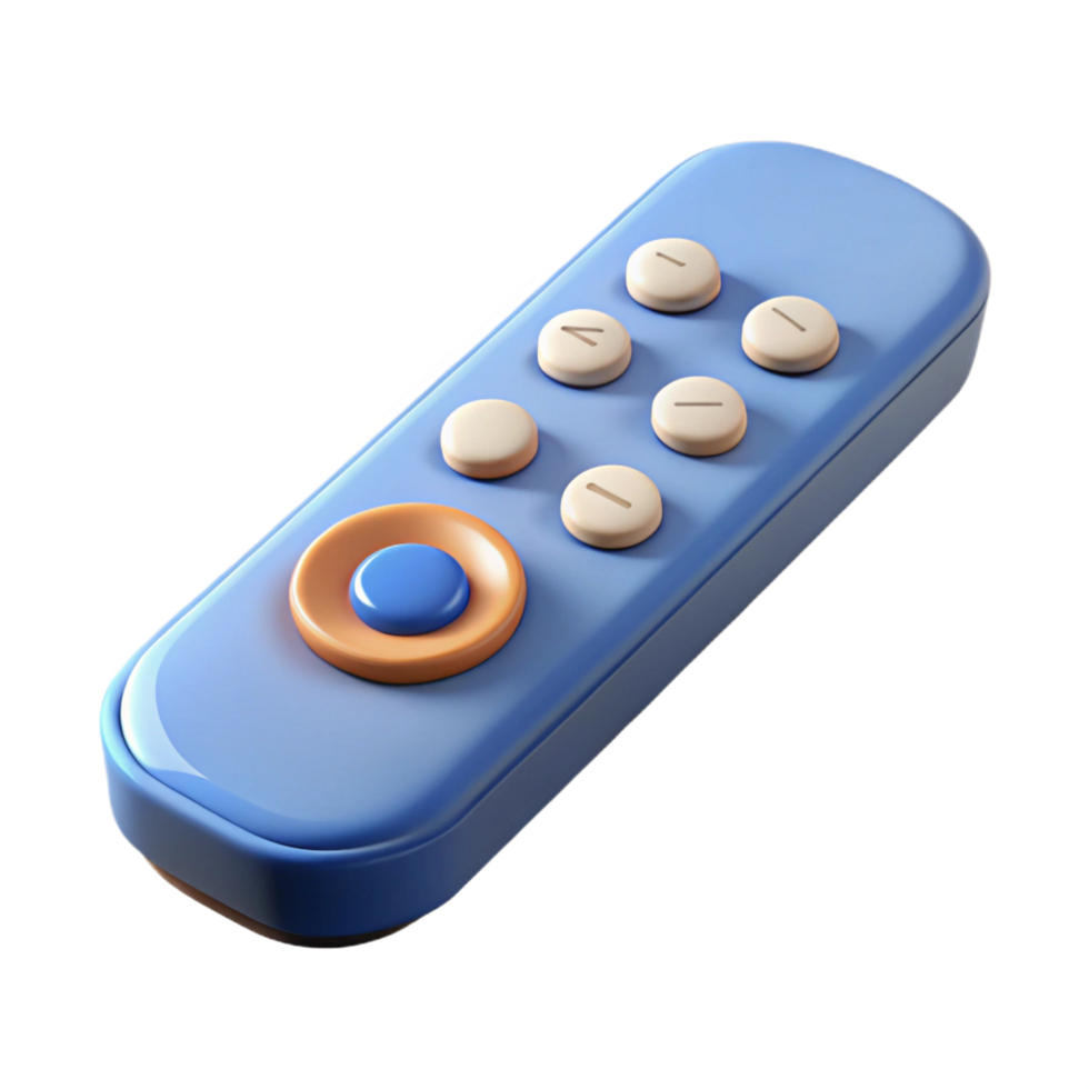 alluring quintessential A high-definition television remote control. NO BACKGROUND with Transparent Background. png