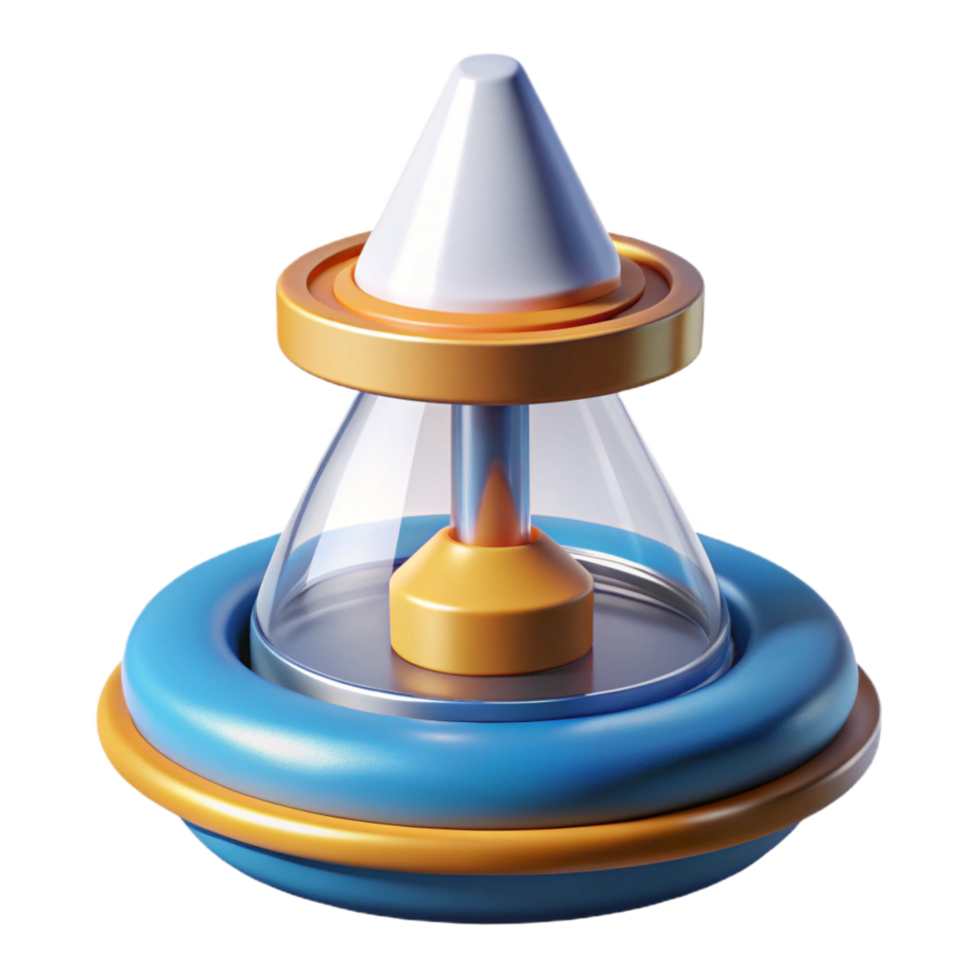 mesmerizing dramatic creative A 3D printer nozzle. NO BACKGROUND with Transparent Background. genuine png