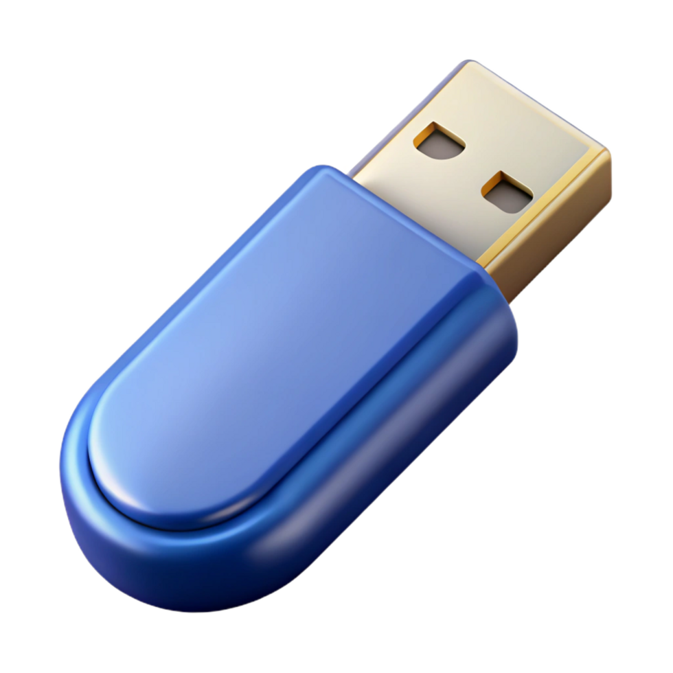 fascinating celebrated A USB flash drive. NO BACKGROUND with Transparent Background. png