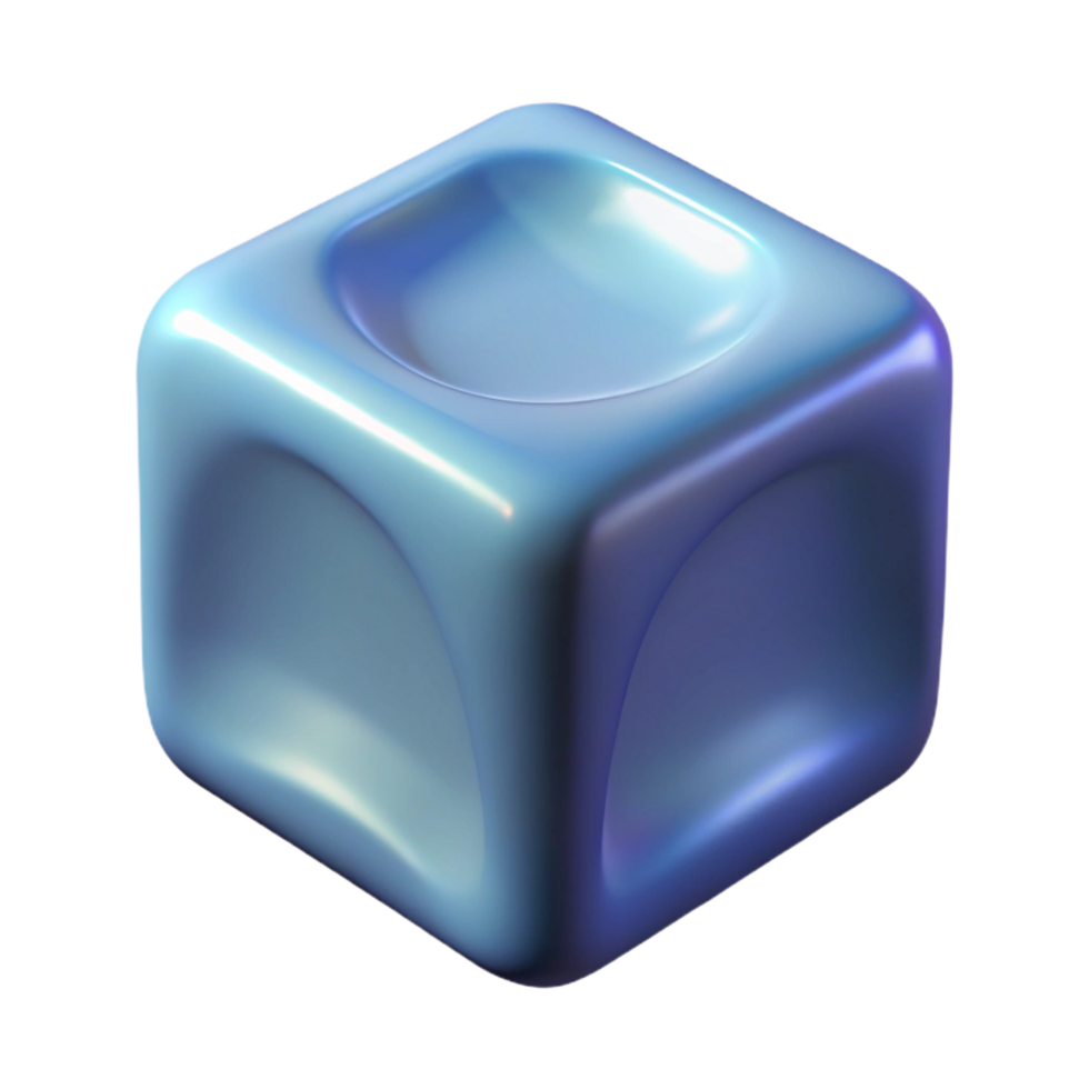 distinctive mid-century Ice cube NO BACKGROUND with Transparent Background. elite png
