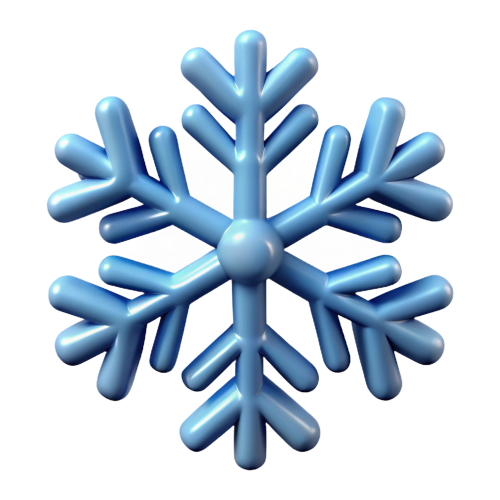 alluring distinguished Single snowflake NO BACKGROUND with Transparent Background. png