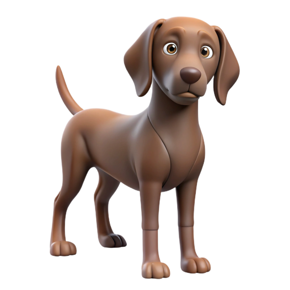 unparalleled coastal A German Short-haired Pointer, pointing. NO BACKGROUND with Transparent Background. perfect clarity png