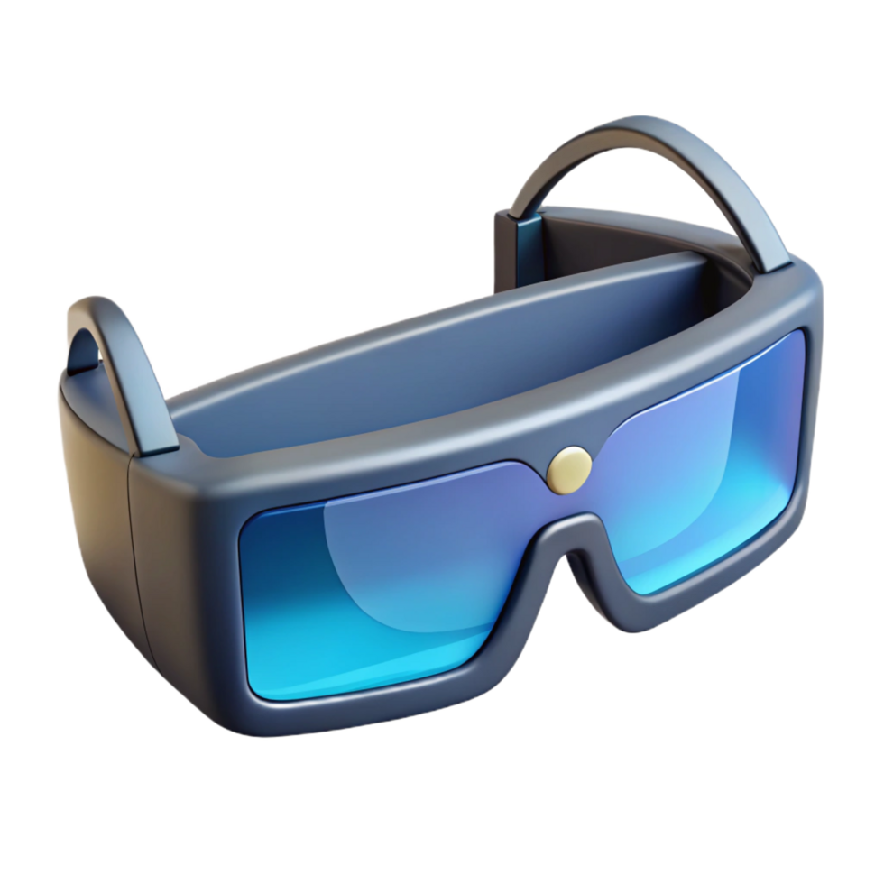 memorable victorian Smart glasses with augmented reality display NO BACKGROUND with Transparent Background. sharp png