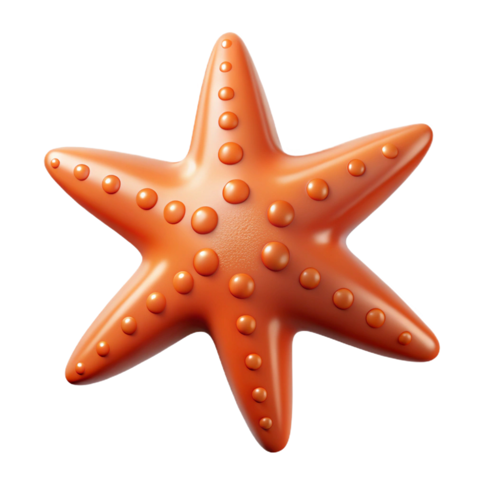 dramatic rustic A starfish, NO BACKGROUND with Transparent Background. exclusive png