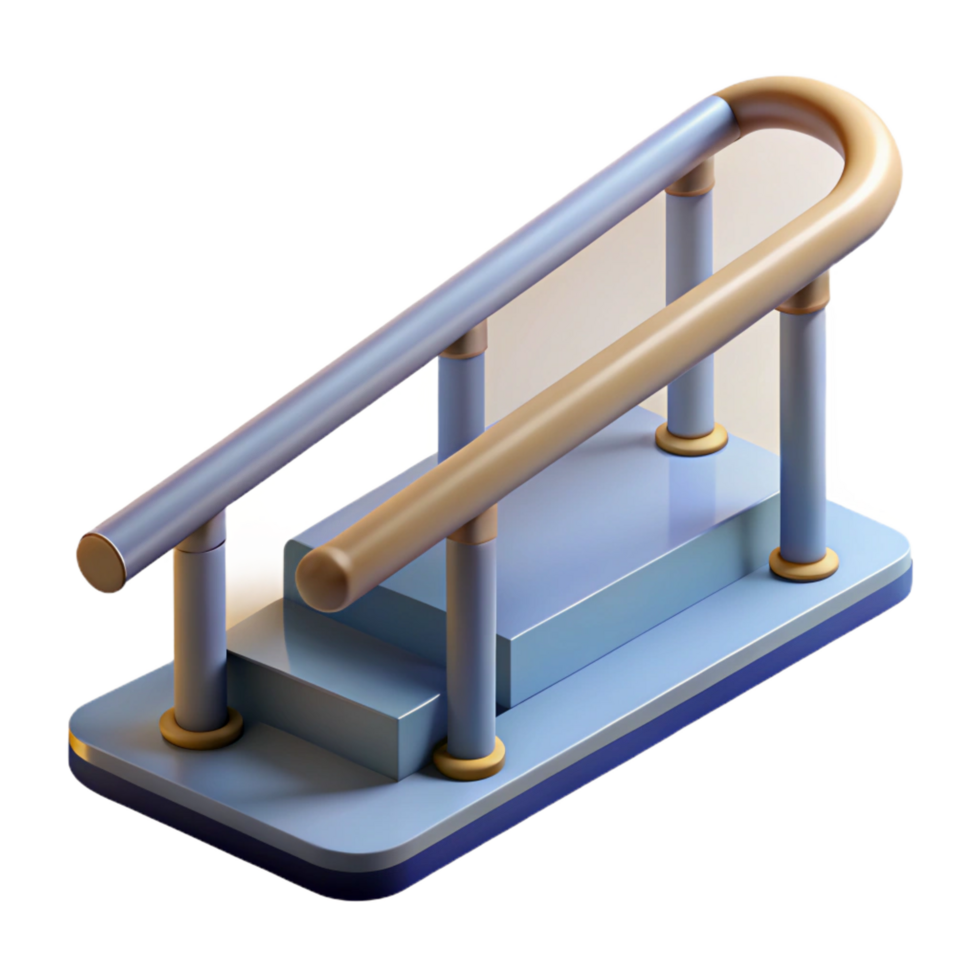 dramatic bohemian Handrail, support along staircase NO BACKGROUND with Transparent Background. expertly shot png