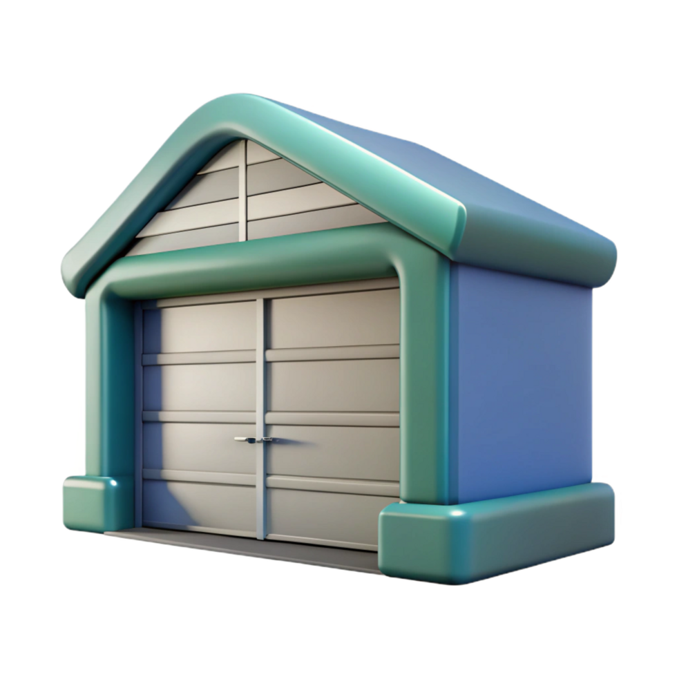 captivating dynamic elegant Garage door sectional panel, NO BACKGROUND with Transparent Background. 4K png