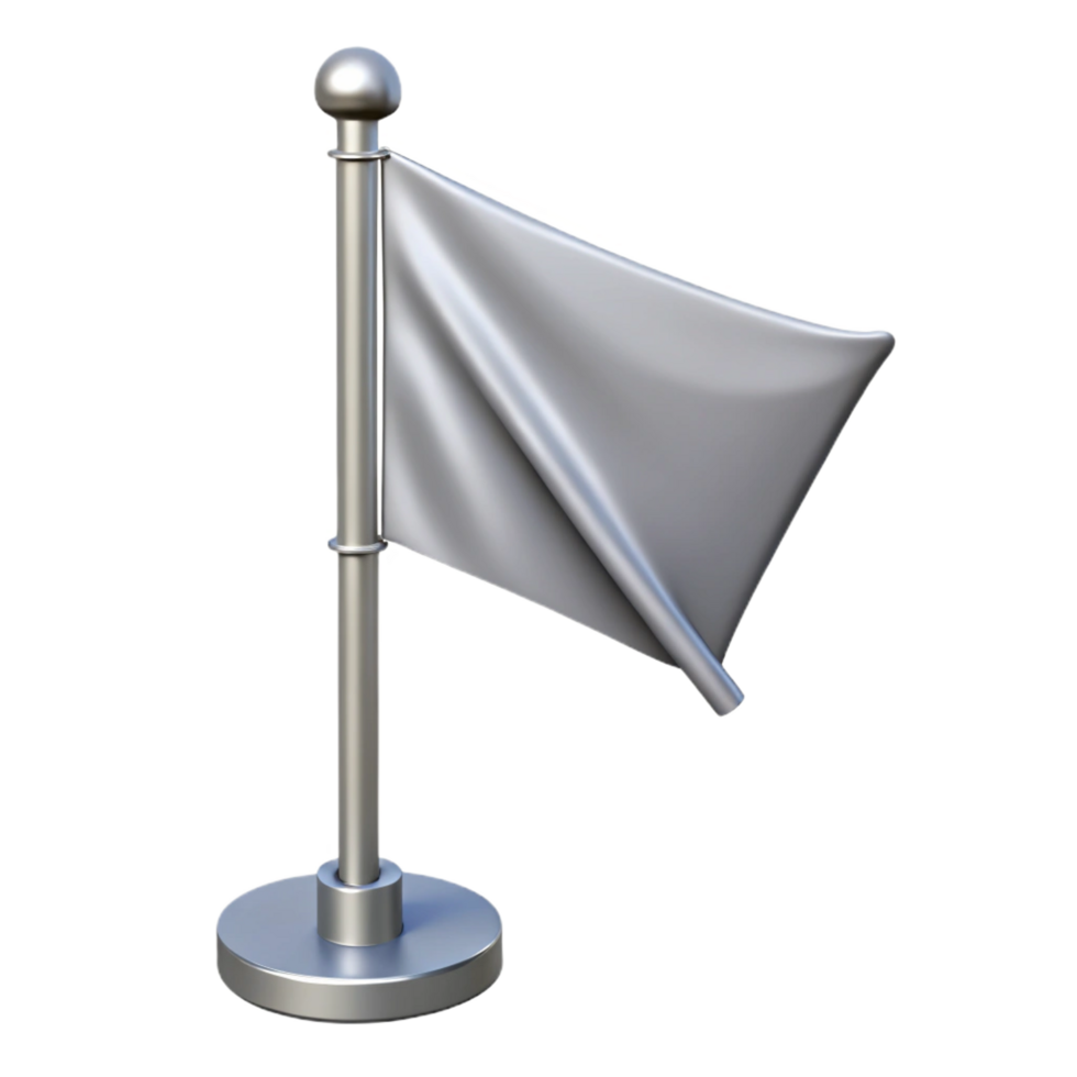 captivating urban Flagpole, aluminum, NO BACKGROUND with Transparent Background. premium png
