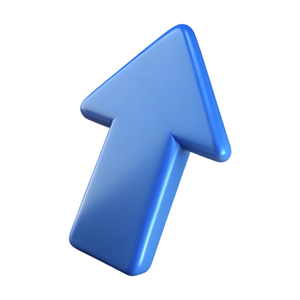 beautiful coastal A single, stylized arrow pointing upwards. NO BACKGROUND with Transparent Background. original png