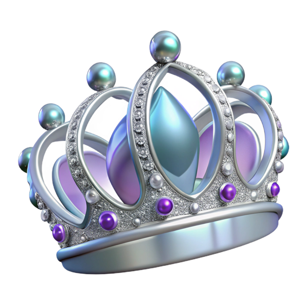 distinguished abstract A sparkling diamond tiara fit for a queen. NO BACKGROUND with Transparent Background. sharp png