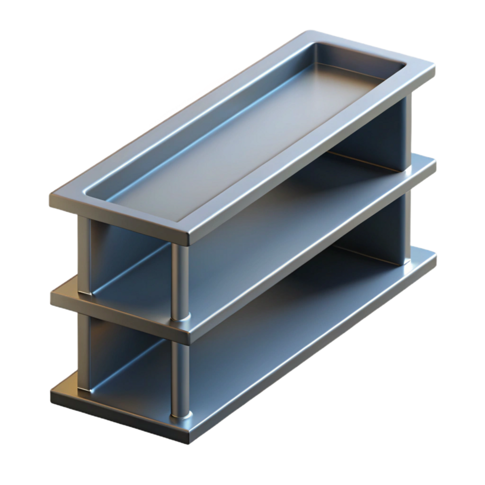 alluring avant-garde Steel beam, I-beam, structural support. NO BACKGROUND with Transparent Background. professional png
