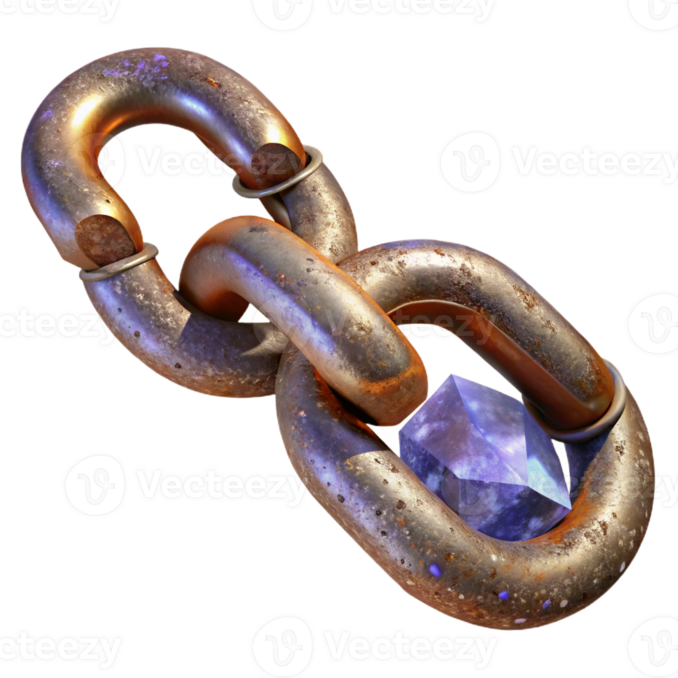 impressive abstract Grunge Metal Chain Rusty Links Transparent Background professional png