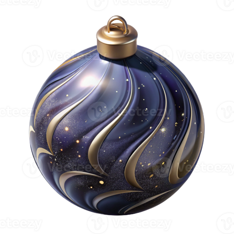 stunning traditional Handblown Glass Ornament Isolated on Transparent Background high quality png