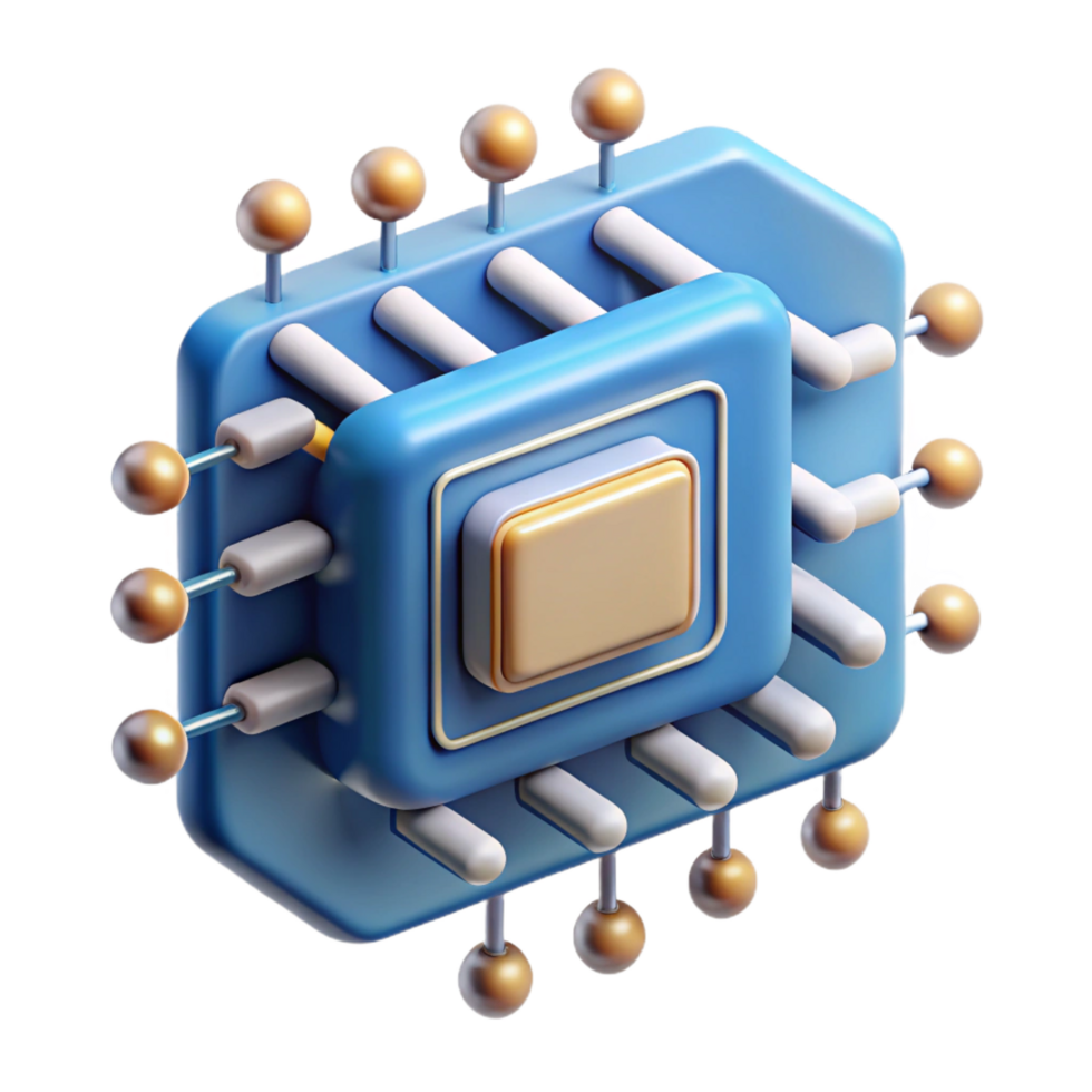 coveted avant-garde Artificial intelligence circuit board design NO BACKGROUND with Transparent Background. authentic png
