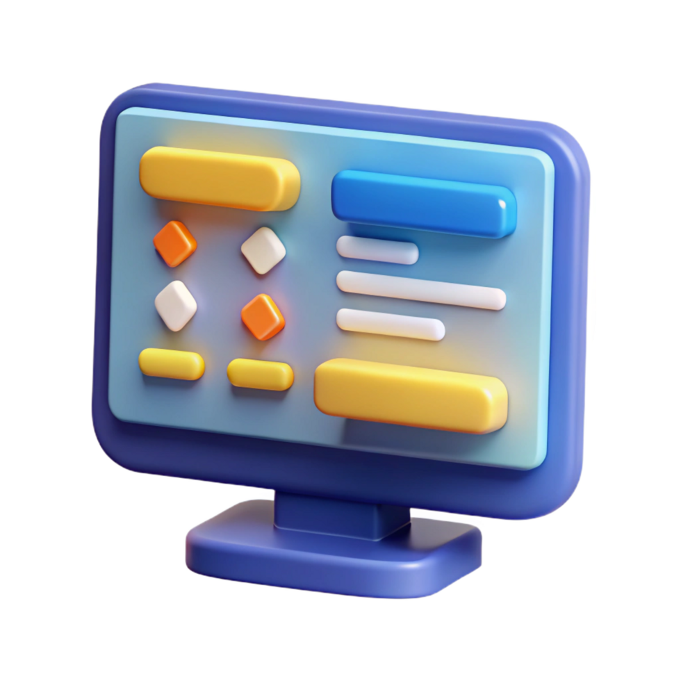 dazzling abstract Software development code on a screen NO BACKGROUND with Transparent Background. flawless png