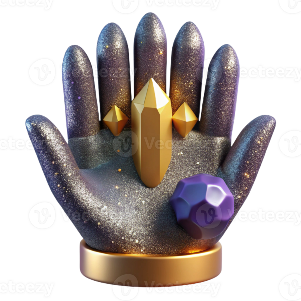 dramatic artistic Hand Front View Isolated Element exclusive png