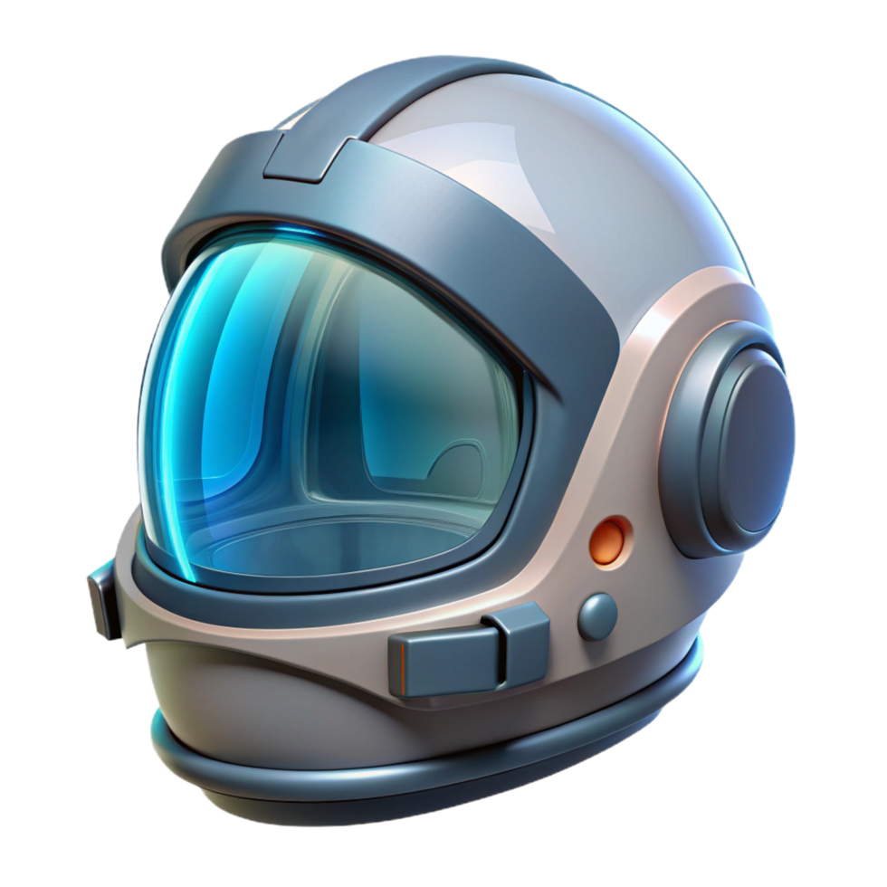 dramatic tropical Futuristic transparent helmet with HUD display NO BACKGROUND with Transparent Background. crisp png