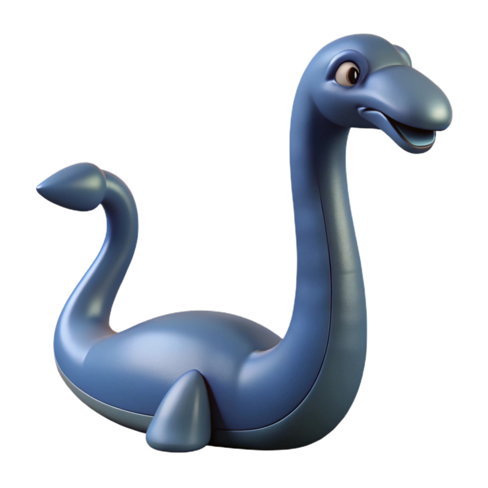 dazzling creative Loch Ness Monster. NO BACKGROUND with high resolution png