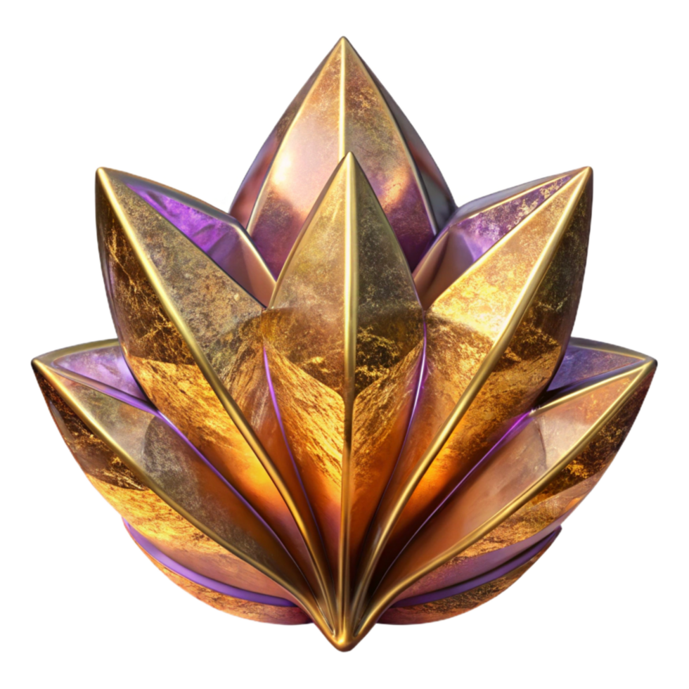 magnificent vintage Kaleidoscope Leaf Isolated Element original png