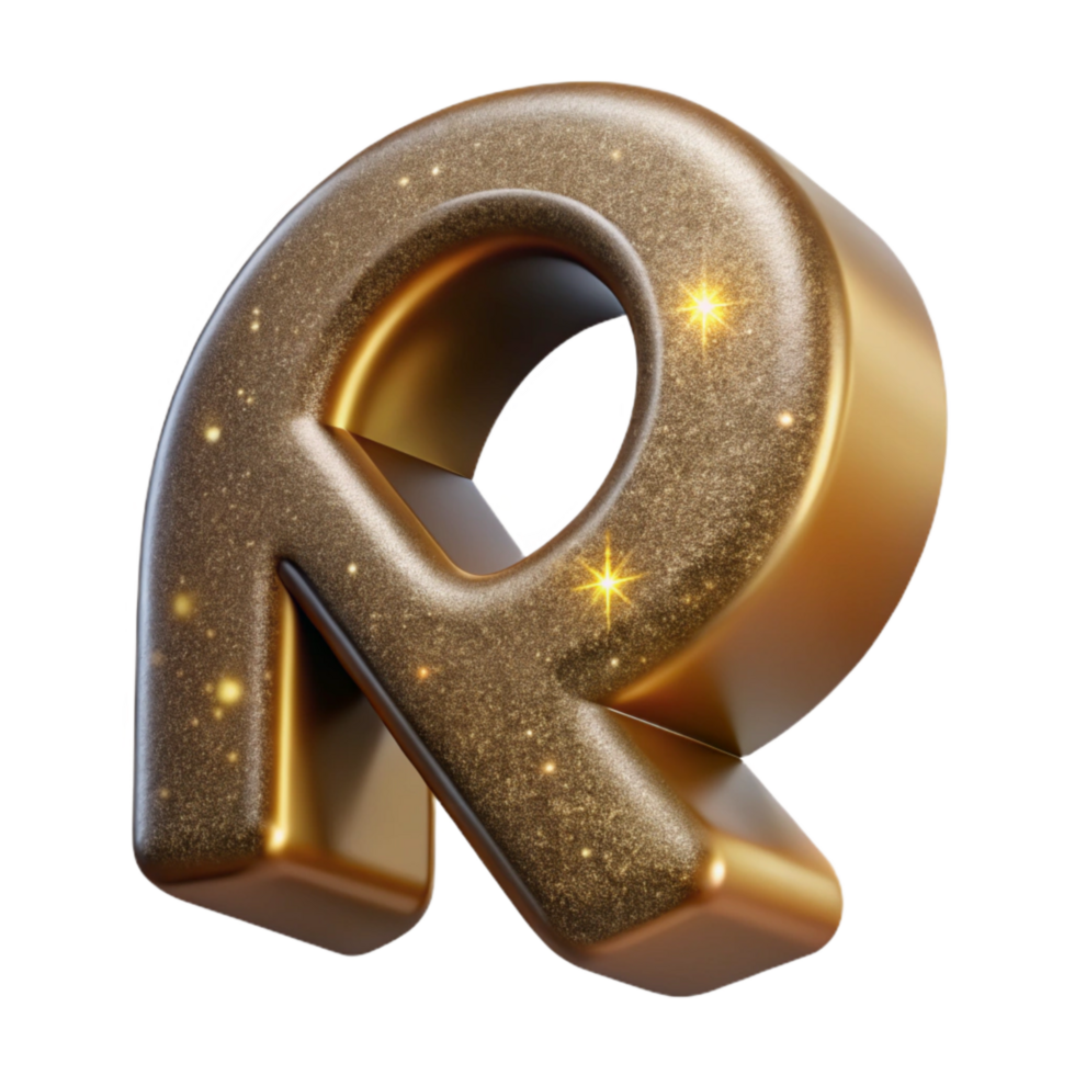 dramatic contemporary Khaki Modern Font Rho Symbol Isolated on Transparent Background high resolution png