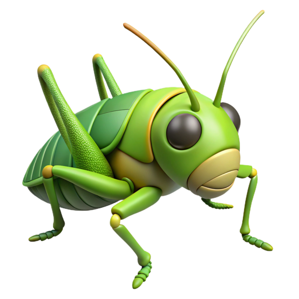 alluring standout A grasshopper, NO BACKGROUND with Transparent Background. png