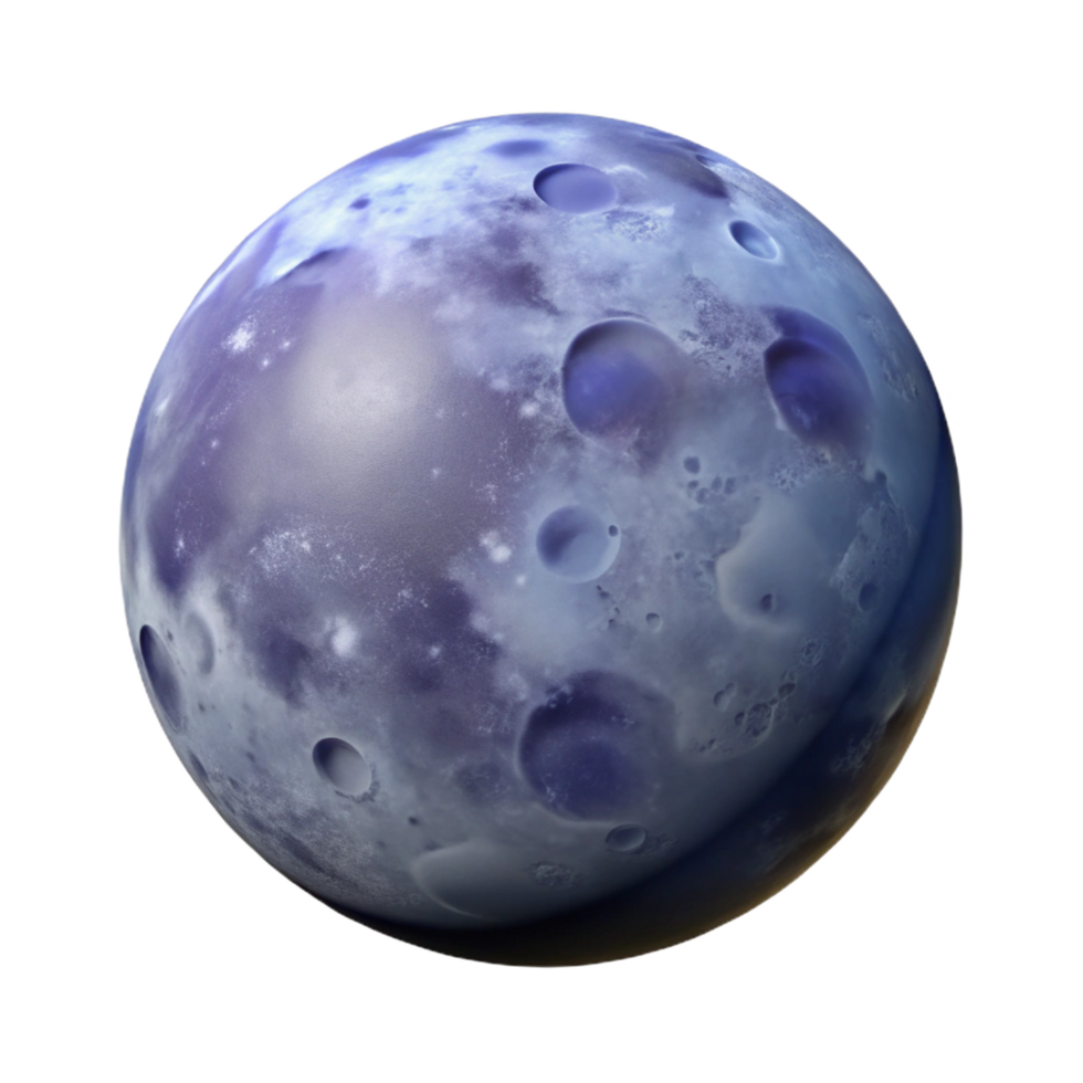 breathtaking whimsical rustic A single, realistic full moon. NO BACKGROUND with Transparent Background. perfect clarity png