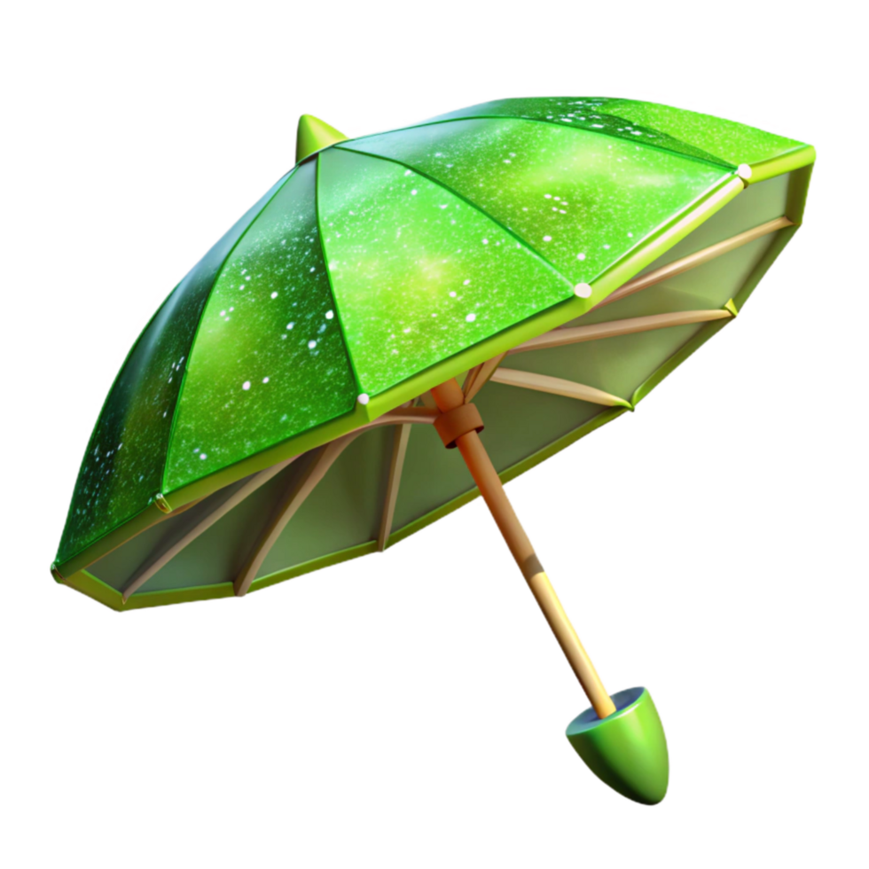 magnificent abstract Lime Green Cocktail Umbrella Cutout original png
