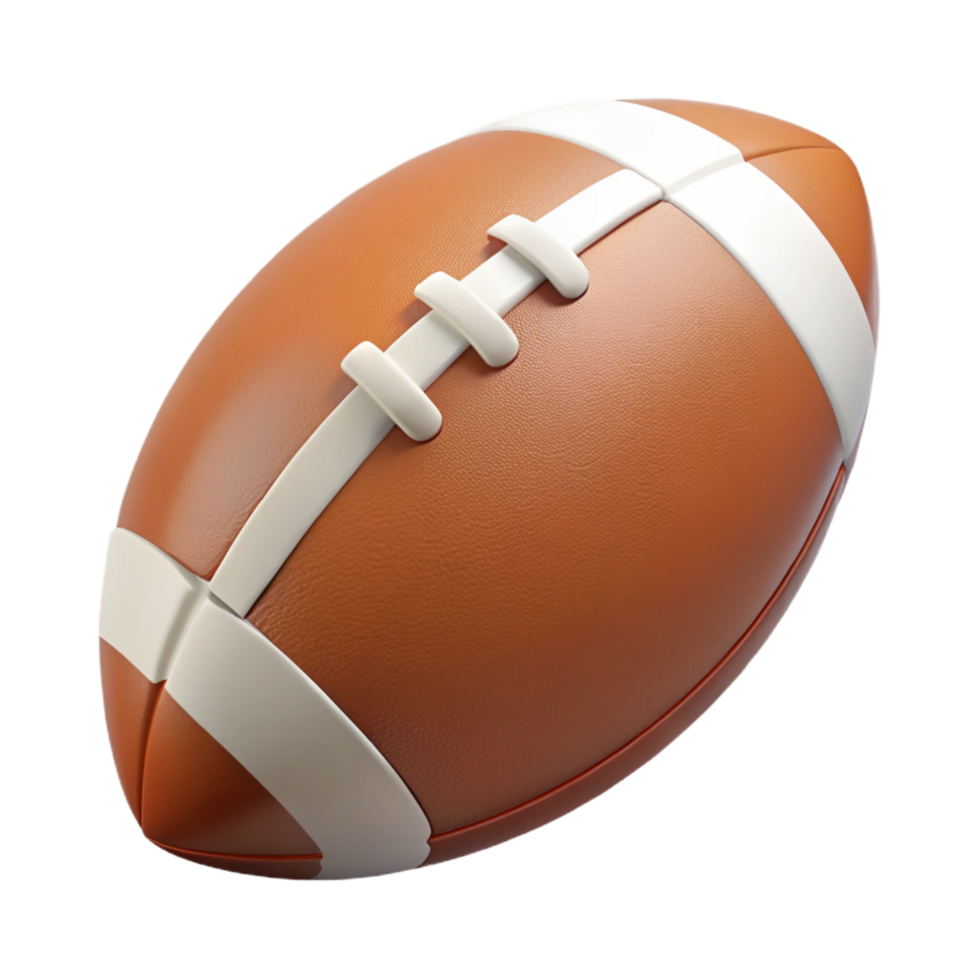 captivating distinctive Football, NO BACKGROUND with Transparent Background. png