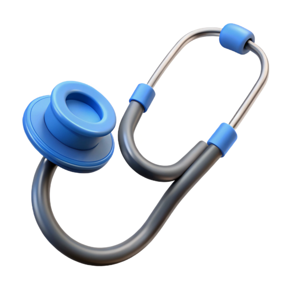 dramatic elegant Stethoscope NO BACKGROUND with Transparent Background. top-tier png