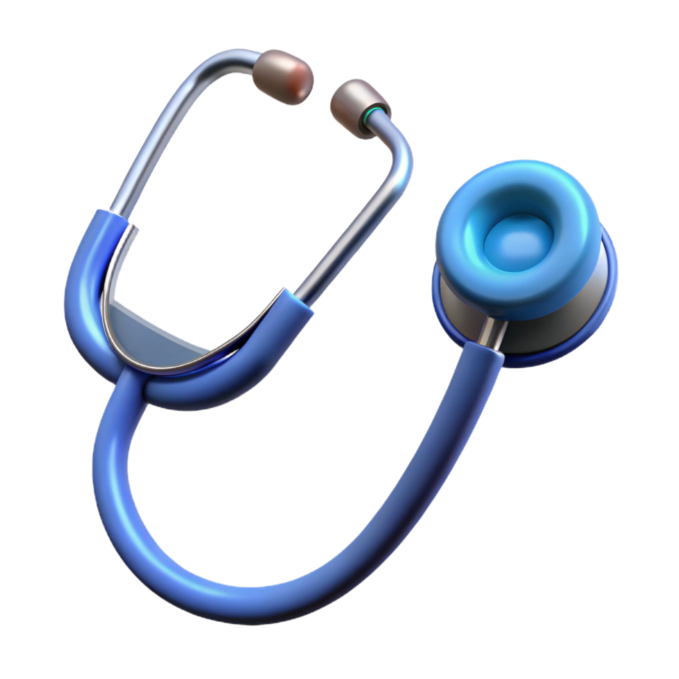 dreamy striking Stethoscope NO BACKGROUND with Transparent Background. 8K png