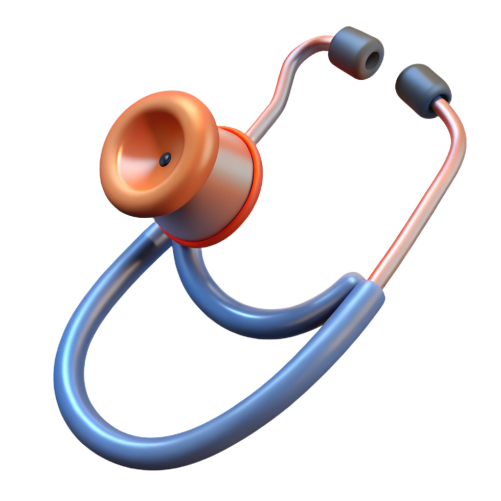 beautiful standout Stethoscope NO BACKGROUND with Transparent Background. png
